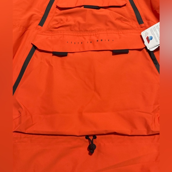 DOPE Men's Bright Orange Ski Jacket - Picture 4 of 10